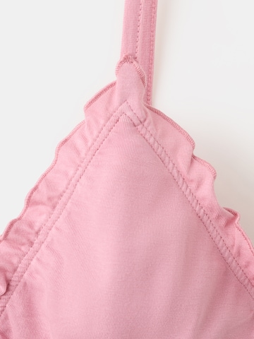 MANGO TEEN Top w kolorze różowy