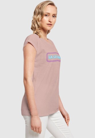 Merchcode Shirt 'La La Layla' in Roze