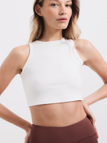 LIGAS Sports Top 'ELISE' in White: front