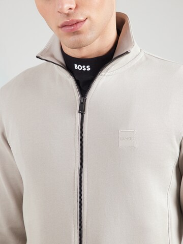BOSS Суичъри с качулка 'Zestart' в сиво