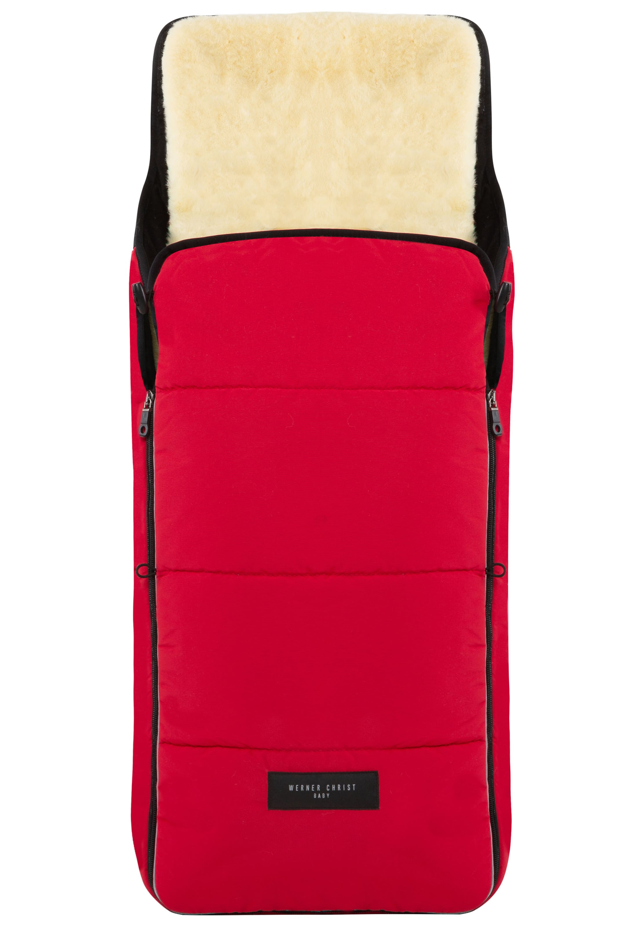 Werner Christ Baby Kinderwagen accessoires 'CORTINA' in Rood: voorkant