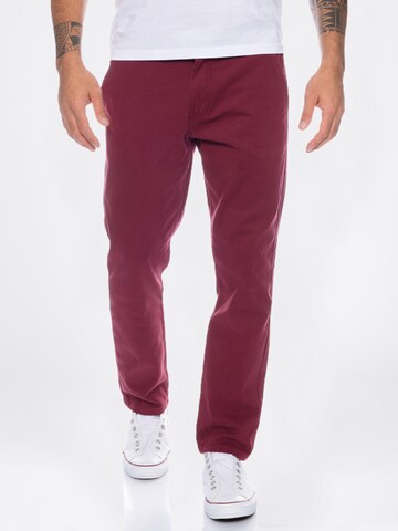 Rock Creek Slim fit Chino Pants in Red: front