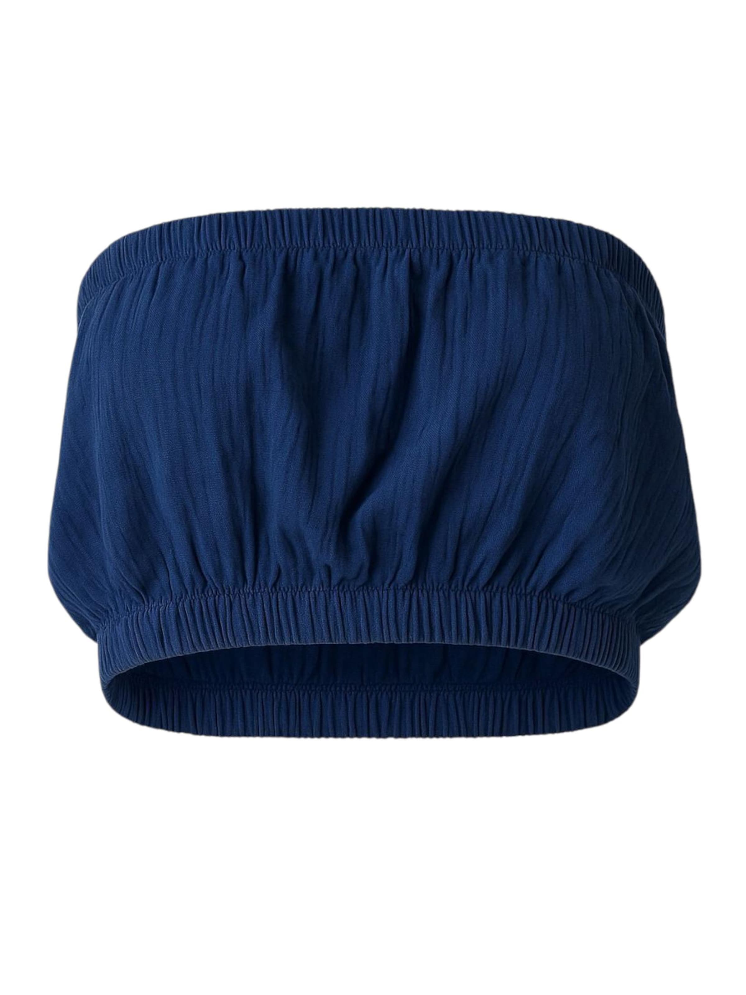 WENOR Top 'IRIA' in Blau: Vorderseite