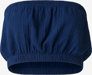 WENOR Top 'IRIA' in Blau: Vorderseite