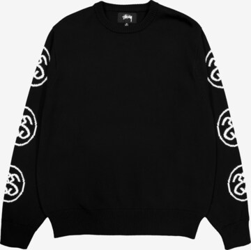 Stüssy Sweatshirt in Schwarz: Vorderseite