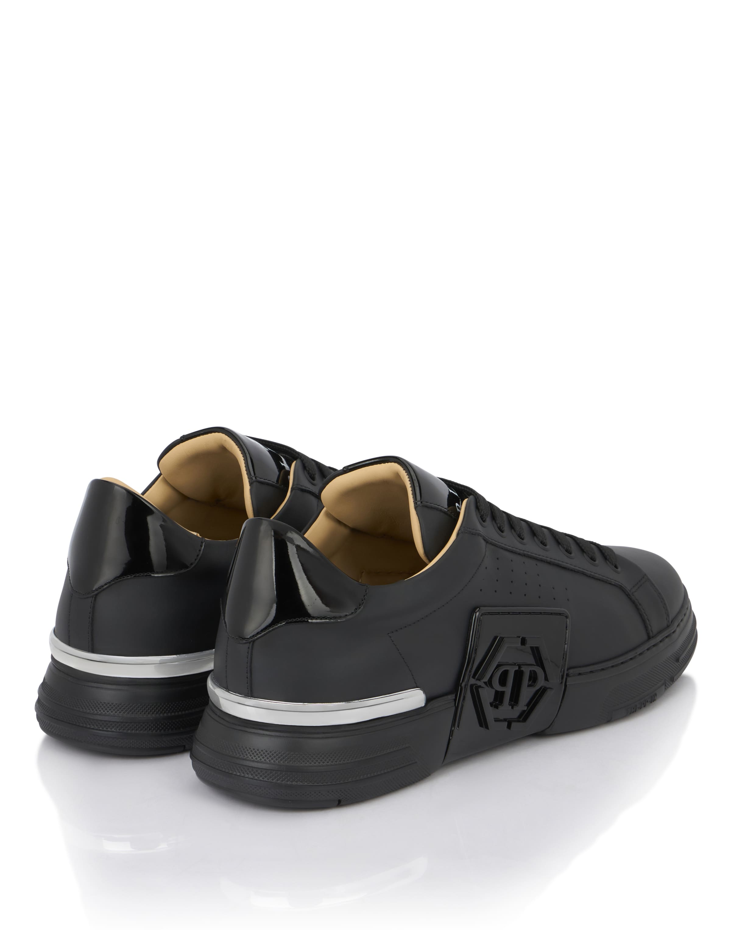 Philipp Plein - Zapatillas deportivas bajas 'Phantom Kicks' en negro