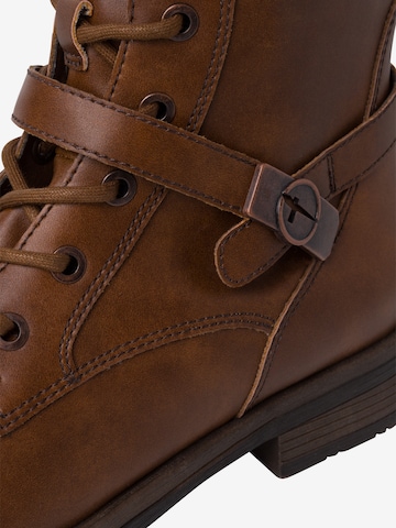 TAMARIS Lace-Up Boots in Brown