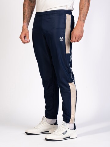 Sergio Tacchini Tapered Sporthose 'Abita' in Blau: predná strana