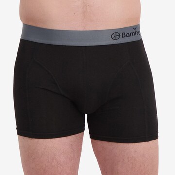 Boxer di Bamboo basics in nero: frontale