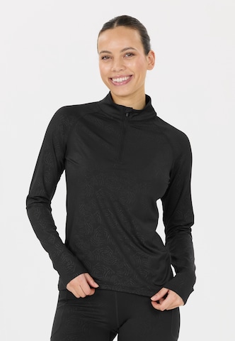 ENDURANCE Midlayer 'Peipah' in Schwarz: Vorderseite