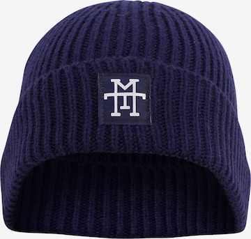 Manufaktur13 Beanie 'Heavy Knit' in Blue: front