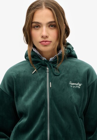 Superdry Sweat jacket in Green
