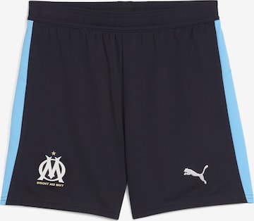 Pantalon de sport 'Olympique de Marseille 25/26' PUMA en bleu : devant