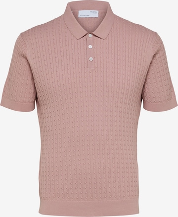 Pull-over 'Madden' SELECTED HOMME en rose : devant