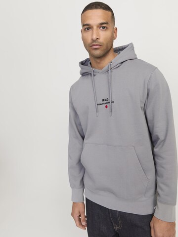Sweat-shirt 'JJRDDBenjamin' JACK & JONES en gris
