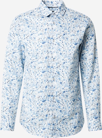 Chemise 'JPRBLABARNES' Jack & Jones Premium en bleu : devant