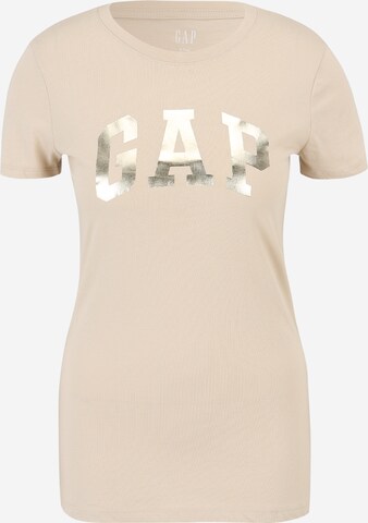 T-shirt 'Classic' Gap Tall en beige : devant