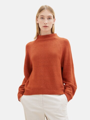 TOM TAILOR Sweater in Orange: front