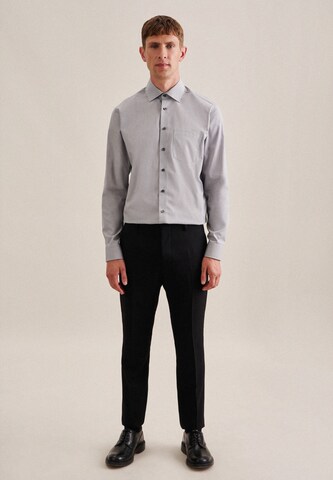 SEIDENSTICKER Regular fit Button Up Shirt in Grey