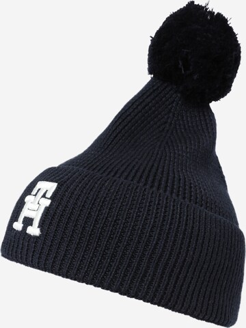 TOMMY HILFIGER Beanie in Blue: front