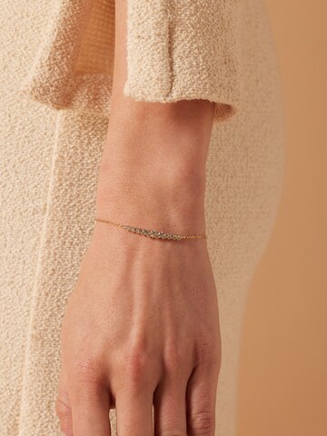 Lucardi Armband in Gold: Vorderseite