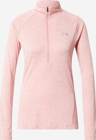 UNDER ARMOUR Functioneel shirt in Roze: voorkant