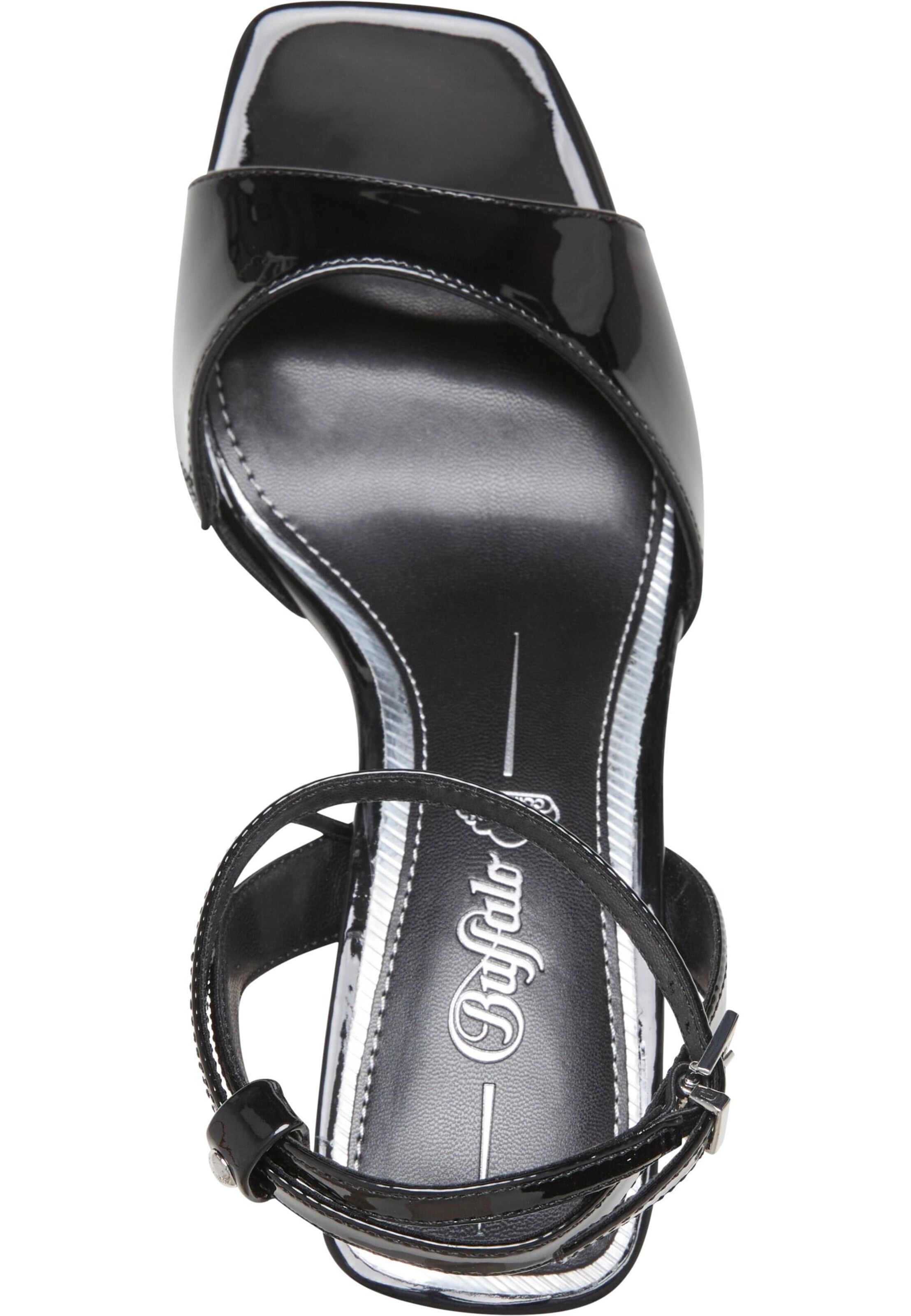 BUFFALO Sandale 'April Neat' in Schwarz