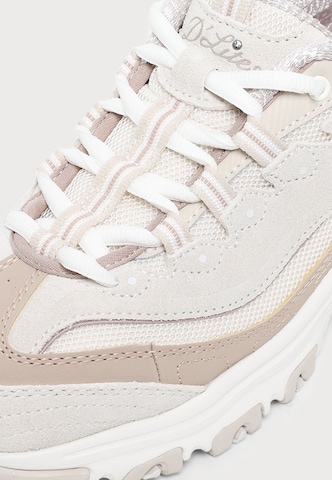 SKECHERS Slip-on 'D LITES-VINTAGE HAZE' in Wit
