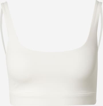 Girlfriend Collective Bustier Sports-BH 'ANDY' i beige: forside