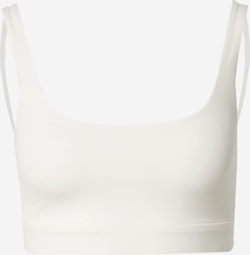 Girlfriend Collective Urheilurintaliivit 'ANDY' värissä beige: etupuoli