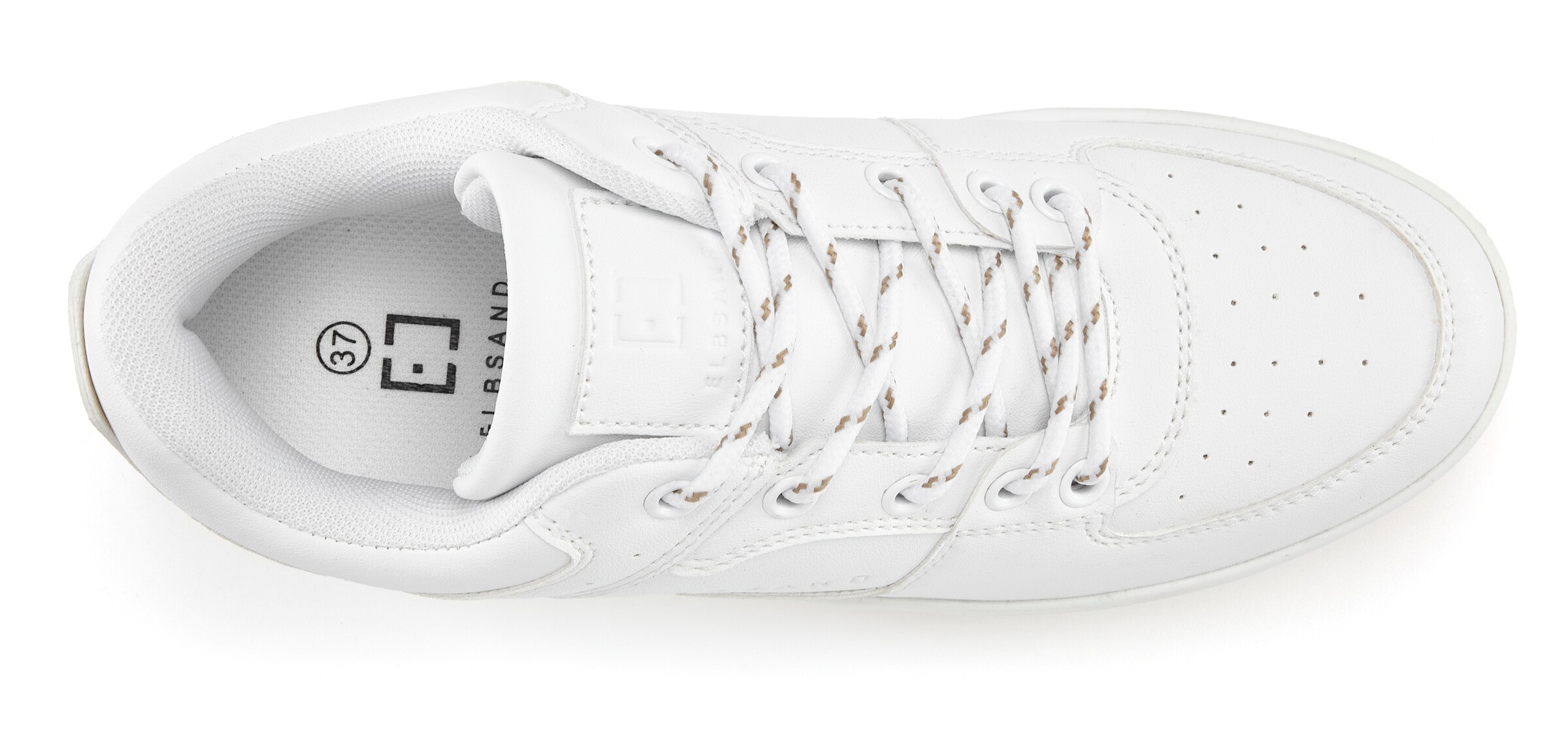 Baskets basses Elbsand en blanc