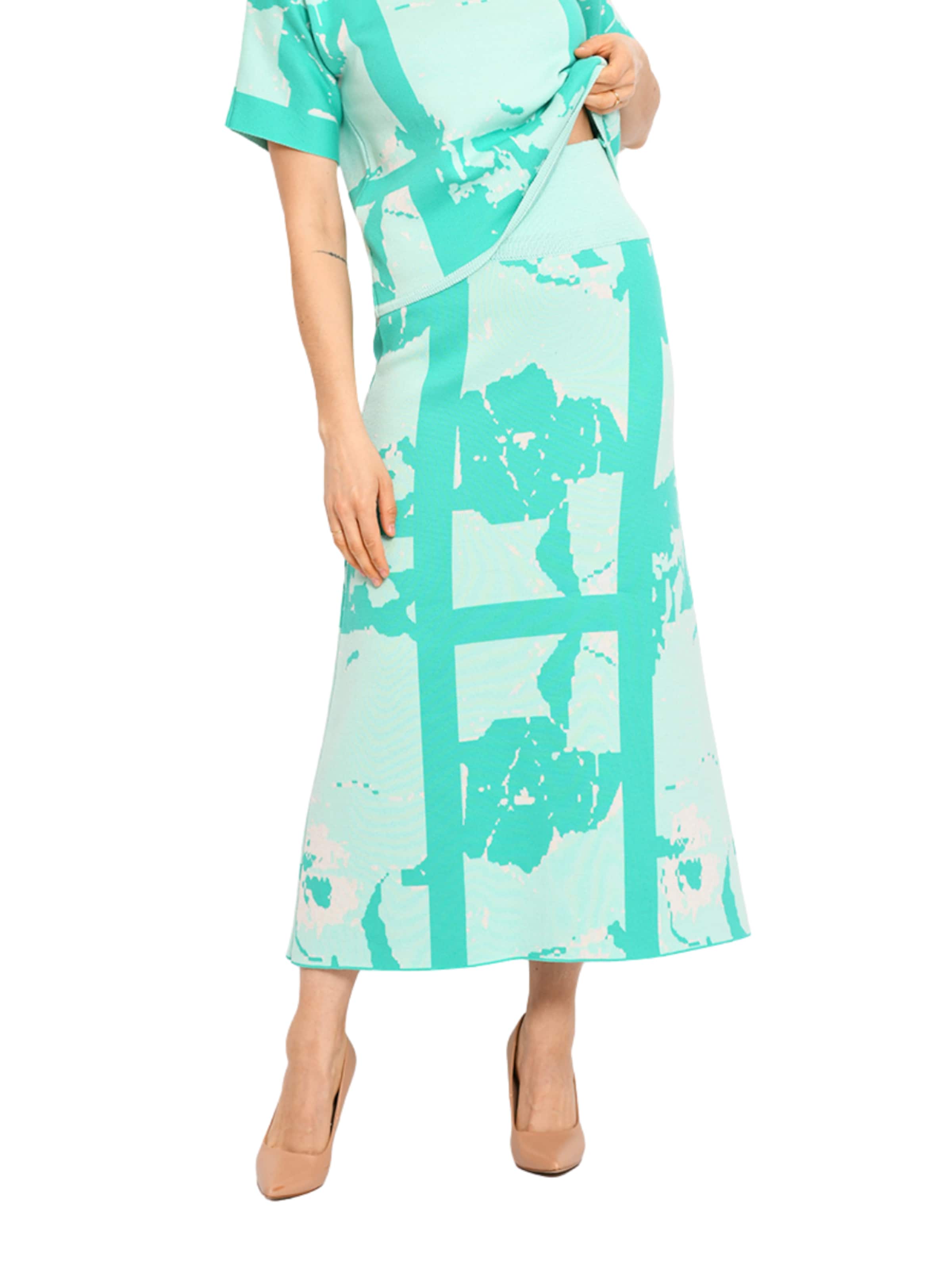 Csillag Zsuzsi - Falda 'Rome' en azul