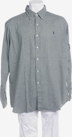 Lauren Ralph Lauren Button Up Shirt in XXL in Green: front