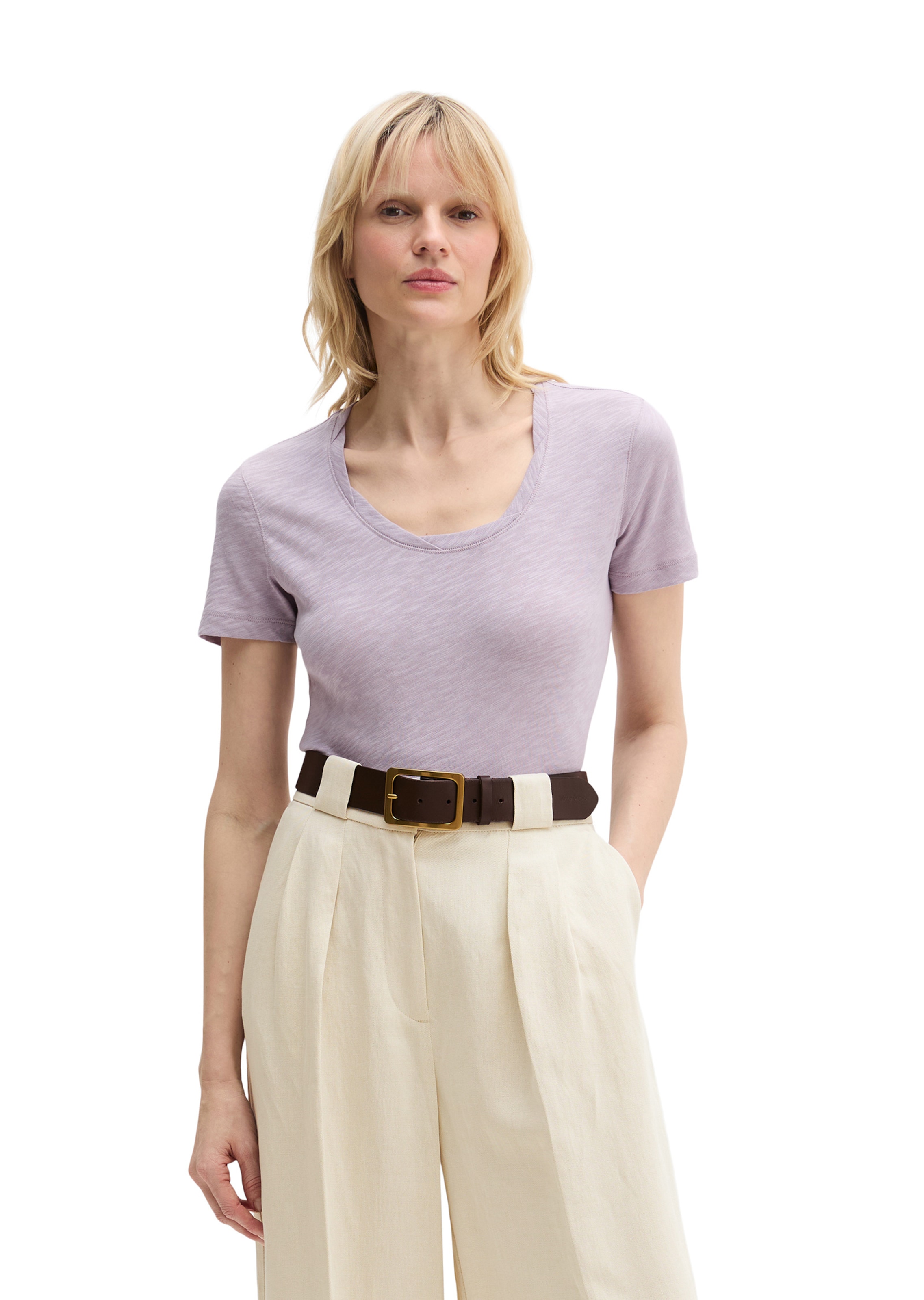 Marc O'Polo Shirt in Purple: front