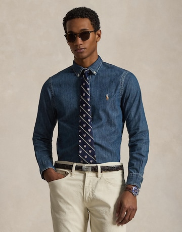 Regular fit Cămașă de la Polo Ralph Lauren pe albastru: față