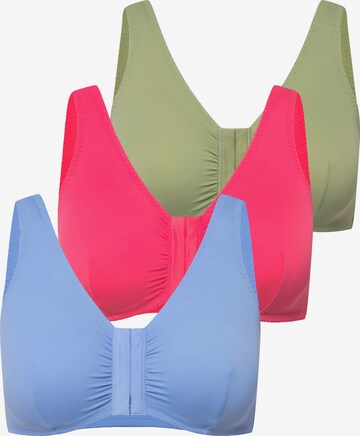 Ulla Popken Bralette Bra in Mixed colors: front