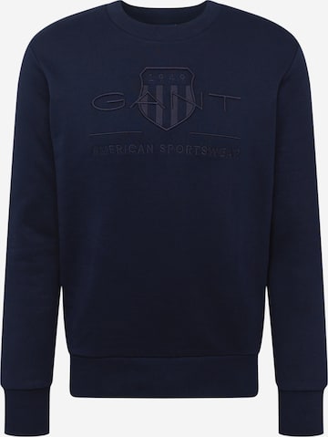 GANTSweater majica - plava boja: prednji dio