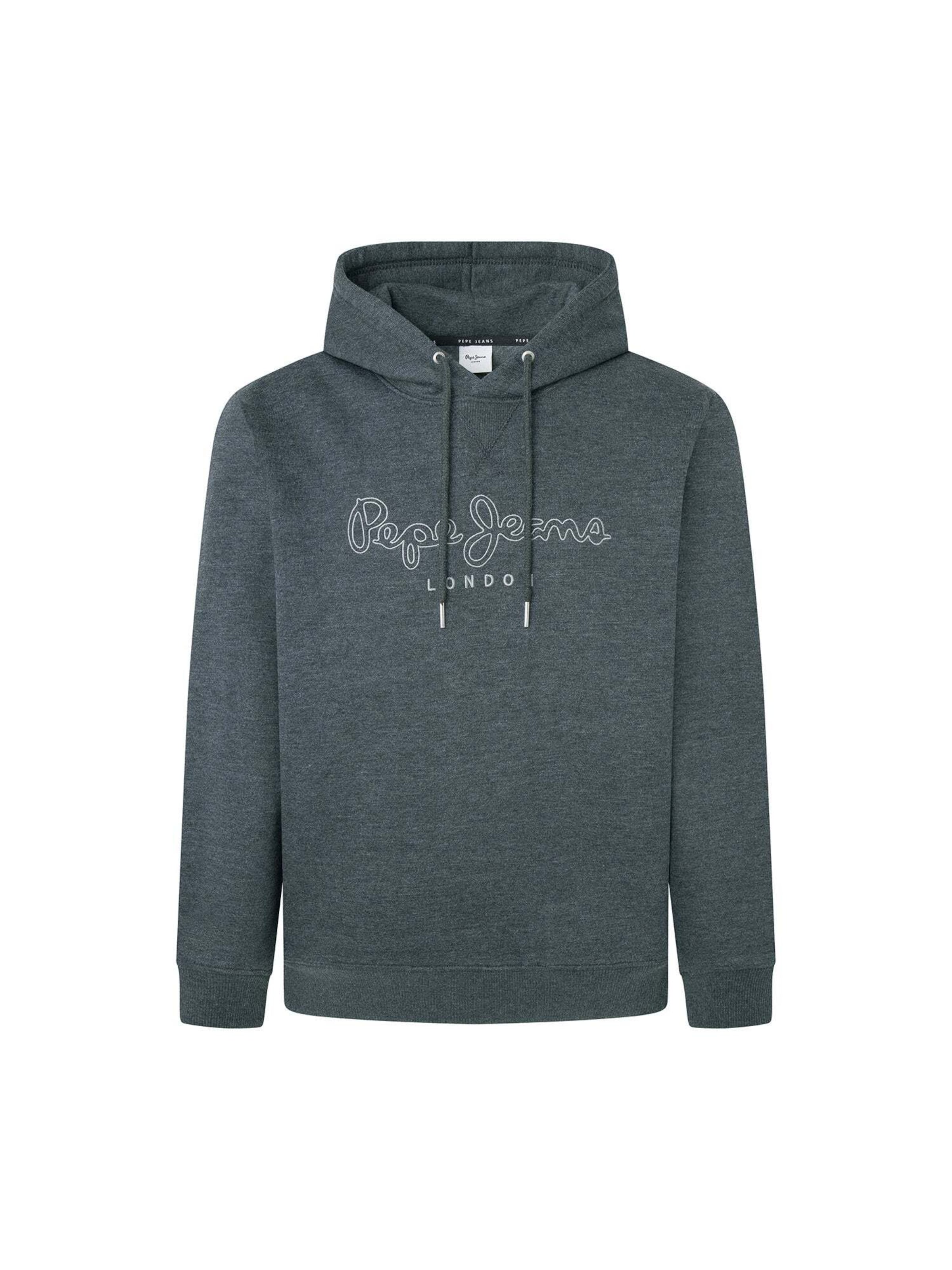 Pepe Jeans Sweatshirt ' NEW NOUVEL' in Grau: Vorderseite