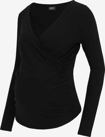 Only Maternity Shirt 'LULU' in Schwarz: predná strana