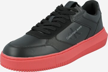 Calvin Klein Jeans Sneakers in Black: front