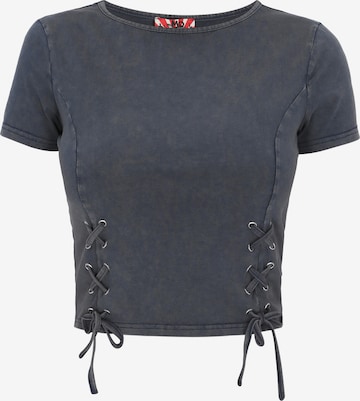 T-shirt 'Rock' myMo ROCKS en gris : devant