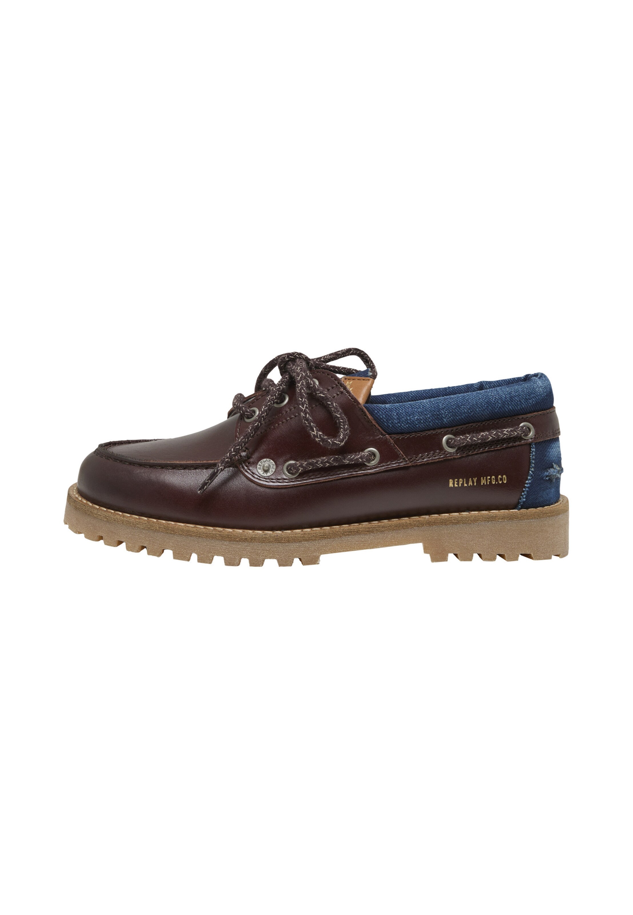 Scarpa stringata 'Desert' di REPLAY in marrone: frontale