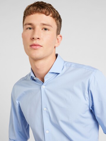 HUGO - Ajuste estrecho Camisa 'ERRIKO' en azul