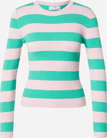 JDY Pulóver 'JDYPLUM' - zöld: elől