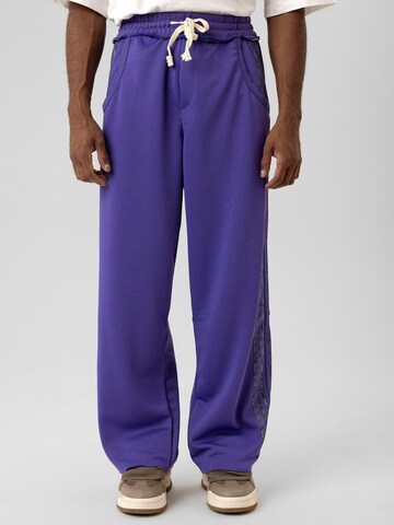 Wide Leg Pantalon 'Paulo' Dandalo en violet : devant