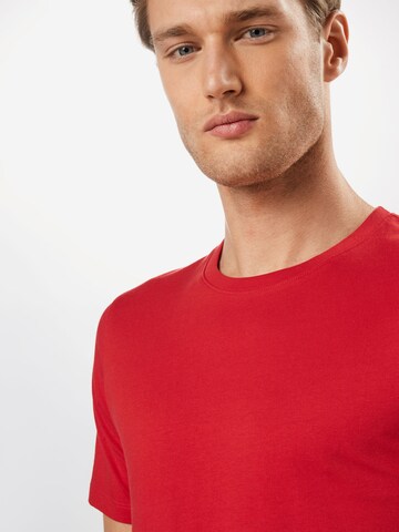 JACK & JONES Slim Fit T-Shirt in Rot