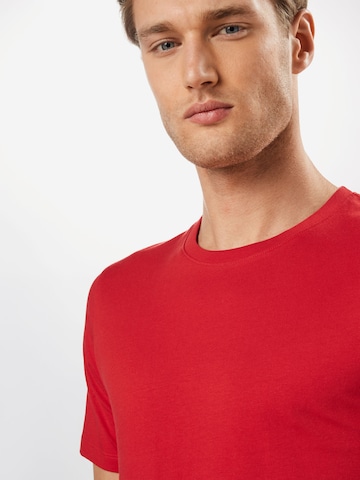 Coupe slim T-Shirt JACK & JONES en rouge