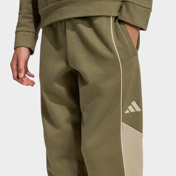 ADIDAS SPORTSWEAR Loose fit Workout Pants in Green