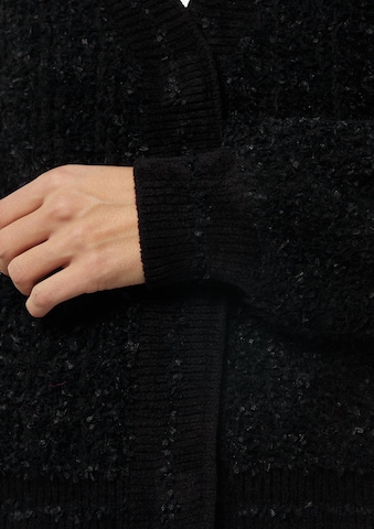 COMMA Strickjacke in Schwarz