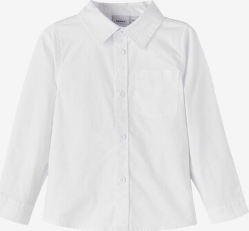 NAME IT Button Up Shirt in White: front
